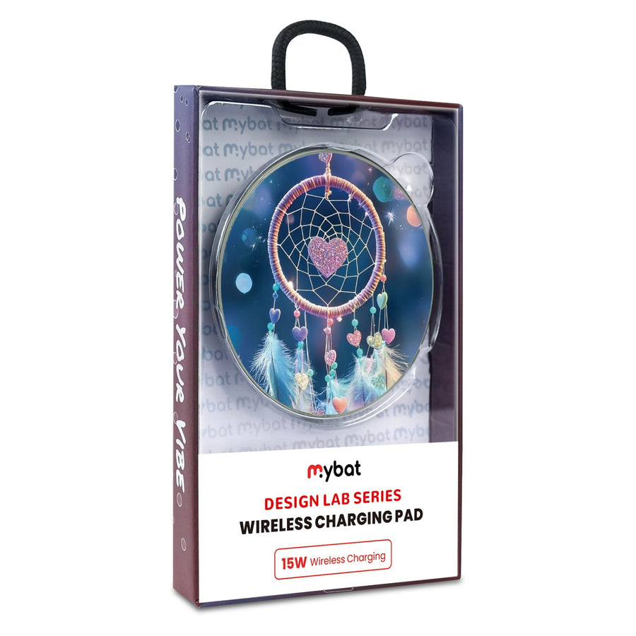 MyBat Design Lab Series Wireless Charging Pad - Silver - Pastel Dreamcatcher
