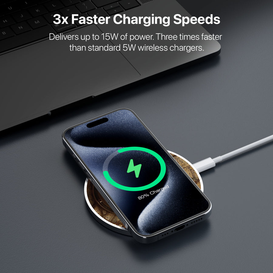 MyBat Design Lab Series Wireless Charging Pad - Silver - Compass - MCGWIRC22SL-378-5.jpg