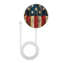 MyBat Design Lab Series Wireless Charging Pad - Silver - US Painted Flag - MCGWIRC22SL-381-3.jpg