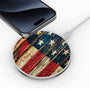 MyBat Design Lab Series Wireless Charging Pad - Silver - US Painted Flag - MCGWIRC22SL-381-4.jpg
