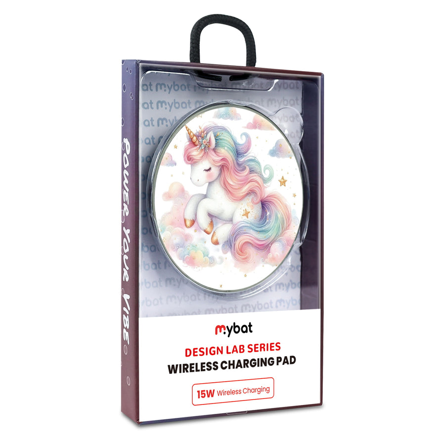MyBat Design Lab Series Wireless Charging Pad - Silver - Rainbow Unicorn - MCGWIRC22SL-392-9.jpg