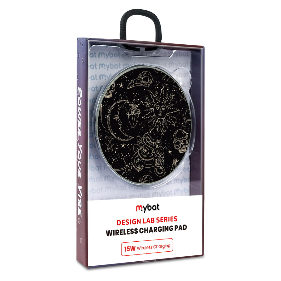 MyBat Design Lab Series Wireless Charging Pad - Silver - Mystic Elements - MCGWIRC22SL-412-9.jpg