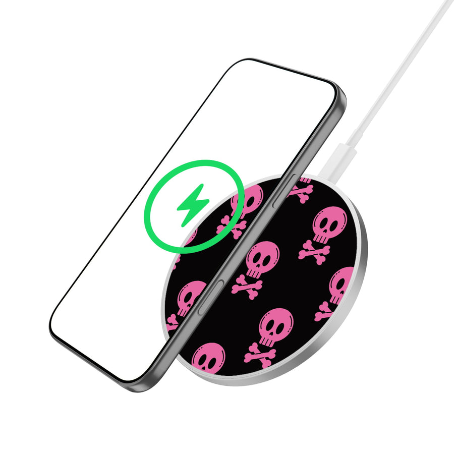 MyBat Design Lab Series Wireless Charging Pad - Silver - Pretty Poison - MCGWIRC22SL-416-2.jpg