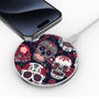 MyBat Design Lab Series Wireless Charging Pad - Silver - Sugar Rose Skulls - MCGWIRC22SL-418-4.jpg