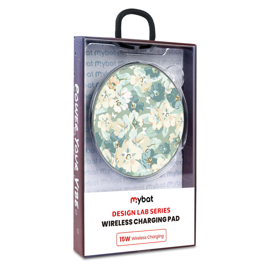MyBat Design Lab Series Wireless Charging Pad - Silver - Vintage Garden - MCGWIRC22SL-432-9.jpg