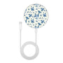 MyBat Design Lab Series Wireless Charging Pad - Silver - Porcelain Petals - MCGWIRC22SL-437-3.jpg