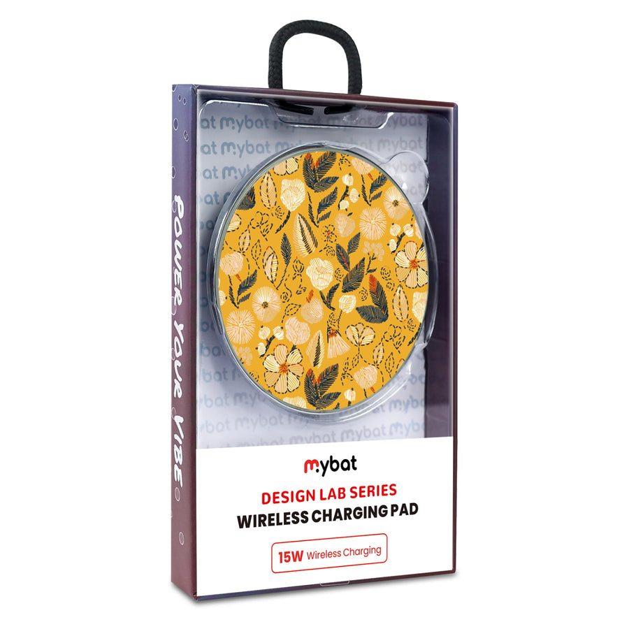 MyBat Design Lab Series Wireless Charging Pad - Silver - Floral Stitch - MCGWIRC22SL-439-9.jpg