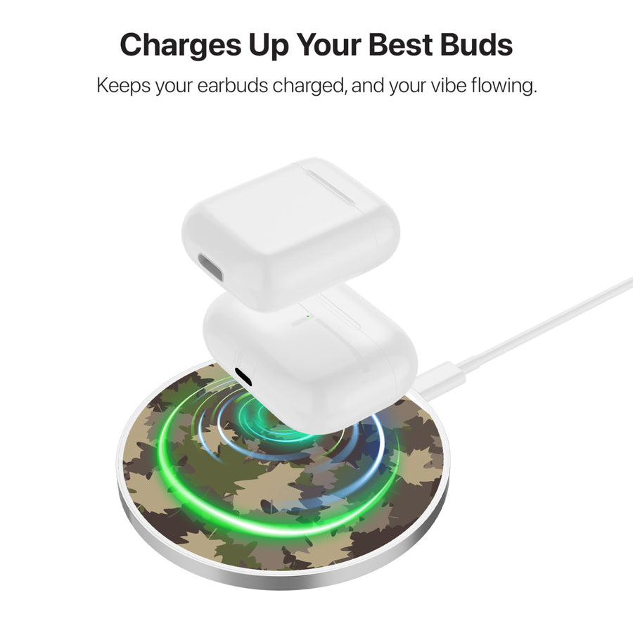 MyBat Design Lab Series Wireless Charging Pad - Silver - Leaf Camo - MCGWIRC22SL-445-6.jpg
