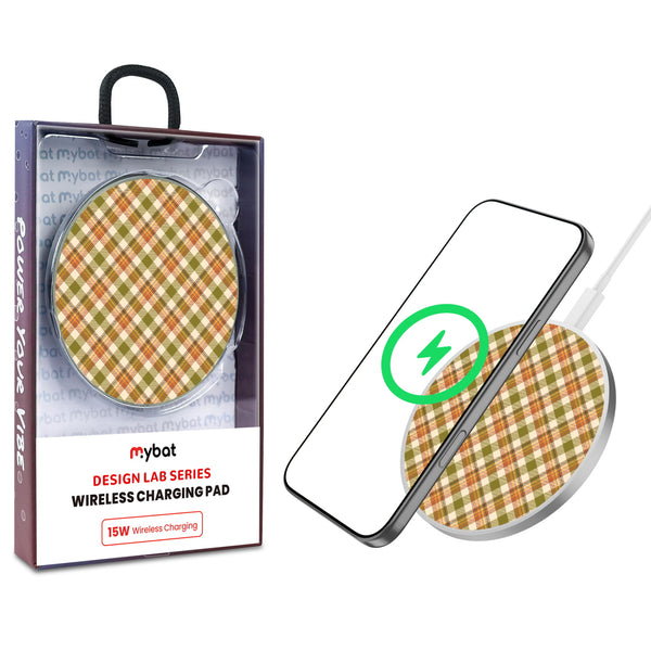 MyBat Design Lab Series Wireless Charging Pad - Silver - Autumn Tartan - MCGWIRC22SL-446-1.jpg