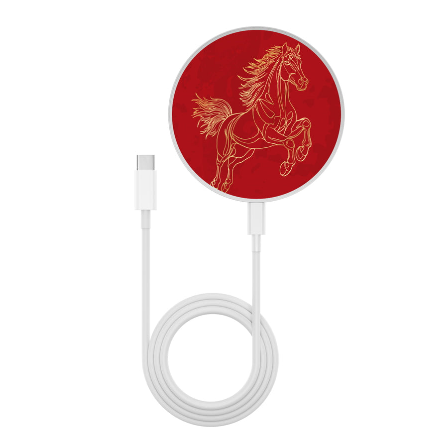 MyBat Design Lab Series Wireless Charging Pad - Silver - Fire Horse - MCGWIRC22SL-460-3.jpg