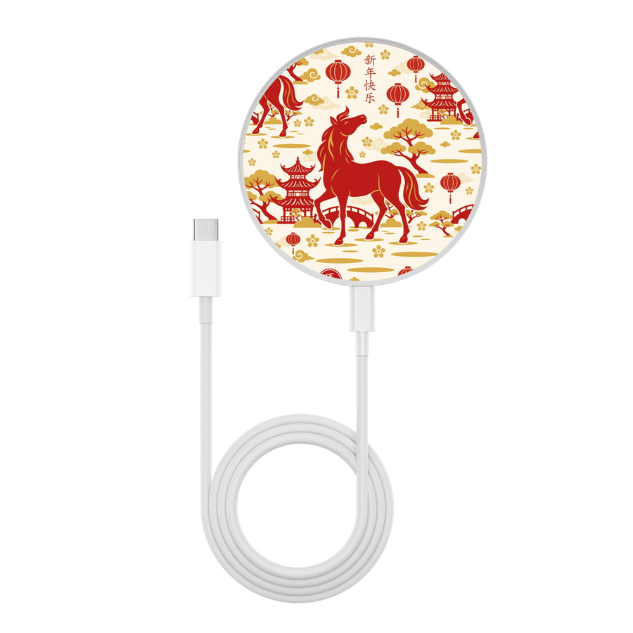 MyBat Design Lab Series Wireless Charging Pad - Silver - Year of the Horse - MCGWIRC22SL-461-3.jpg