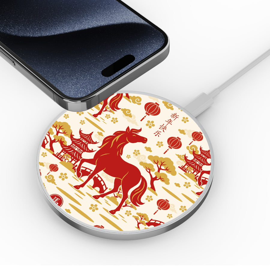 MyBat Design Lab Series Wireless Charging Pad - Silver - Year of the Horse - MCGWIRC22SL-461-4.jpg