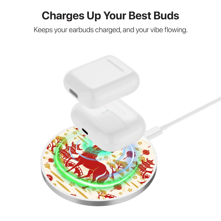 MyBat Design Lab Series Wireless Charging Pad - Silver - Year of the Horse - MCGWIRC22SL-461-6.jpg