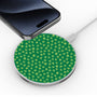 MyBat Design Lab Series Wireless Charging Pad - Silver - Lucky Clover - MCGWIRC22SL-466-4.jpg