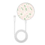 MyBat Design Lab Series Wireless Charging Pad - Silver - Pink Posies - MCGWIRC22SL-473-3.jpg