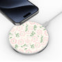 MyBat Design Lab Series Wireless Charging Pad - Silver - Pink Posies - MCGWIRC22SL-473-4.jpg