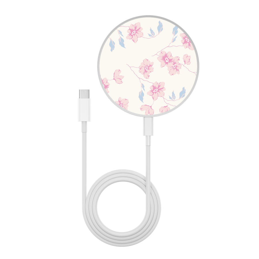 MyBat Design Lab Series Wireless Charging Pad - Silver - Rose Mallow - MCGWIRC22SL-474-3.jpg