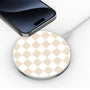 MyBat Design Lab Series Wireless Charging Pad - Silver - Tan Check - MCGWIRC22SL-475-4.jpg