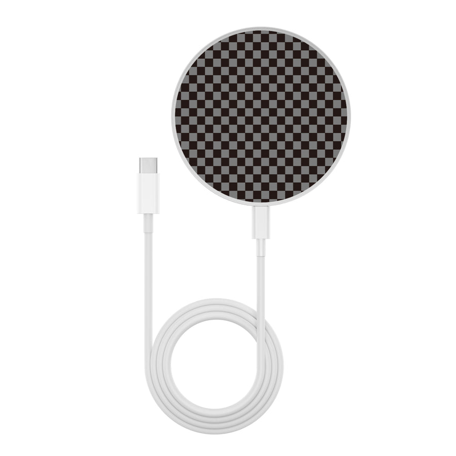 MyBat Design Lab Series Wireless Charging Pad - Silver - Tuxedo Check - MCGWIRC22SL-477-3.jpg