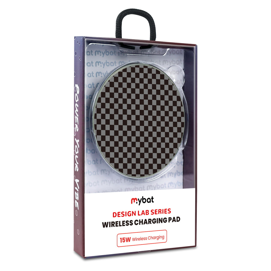MyBat Design Lab Series Wireless Charging Pad - Silver - Tuxedo Check - MCGWIRC22SL-477-8.jpg