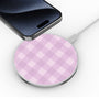 MyBat Design Lab Series Wireless Charging Pad - Silver - Purple Plaid - MCGWIRC22SL-483-4.jpg