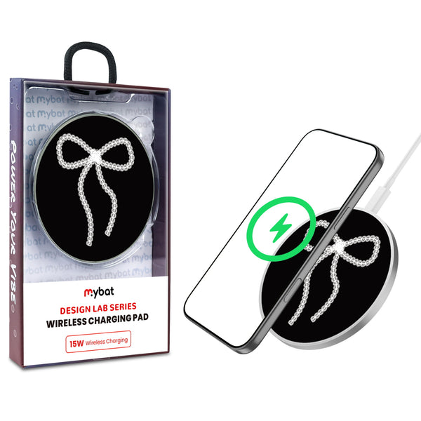 MyBat Design Lab Series Wireless Charging Pad - Silver - Classic Coquette - MCGWIRC22SL-486-1.jpg