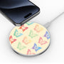 MyBat Design Lab Series Wireless Charging Pad - Silver - Technicolor Butterflies - MCGWIRC22SL-487-4.jpg