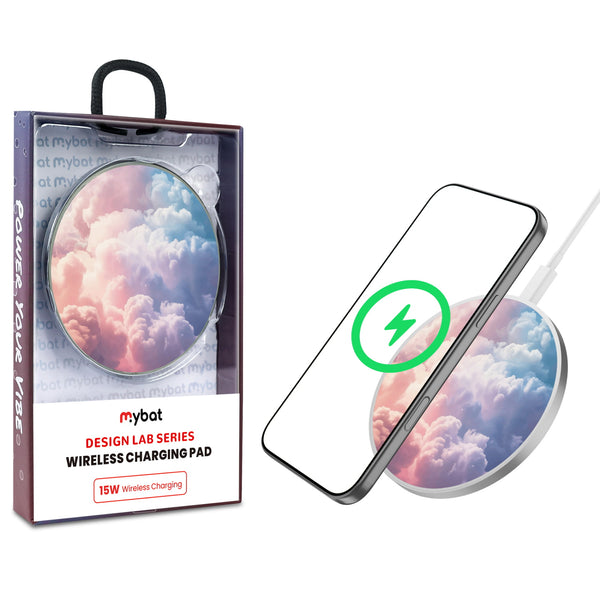 MyBat Design Lab Series Wireless Charging Pad - Silver - Cloudscape - MCGWIRC22SL-490-1.jpg