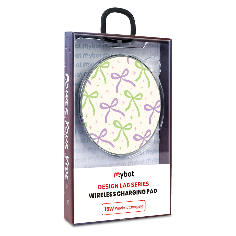 MyBat Design Lab Series Wireless Charging Pad - Silver - Blooming Bows - MCGWIRC22SL-493-8.jpg