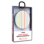 MyBat Design Lab Series Wireless Charging Pad - Silver - Boadwalk Stripes
