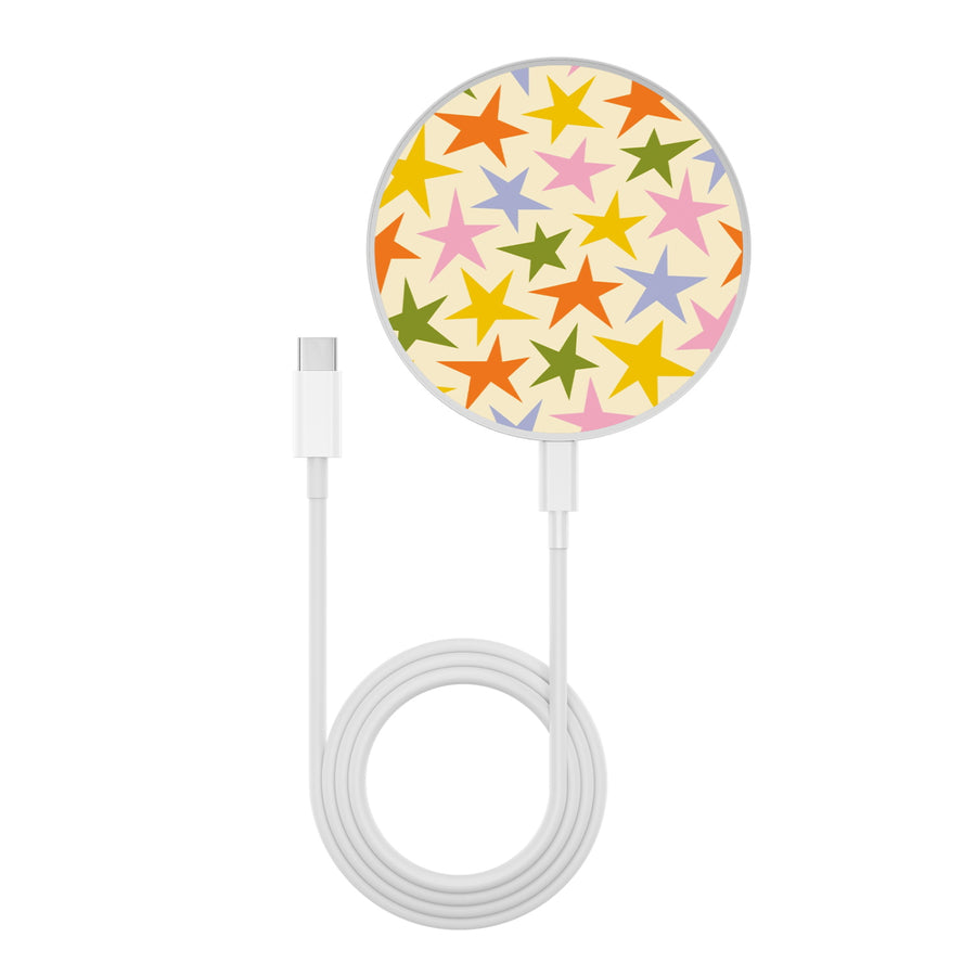MyBat Design Lab Series Wireless Charging Pad - Silver - Party Stars - MCGWIRC22SL-500-3.jpg