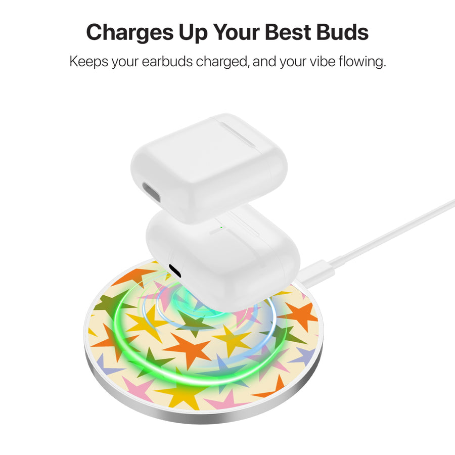 MyBat Design Lab Series Wireless Charging Pad - Silver - Party Stars - MCGWIRC22SL-500-5.jpg