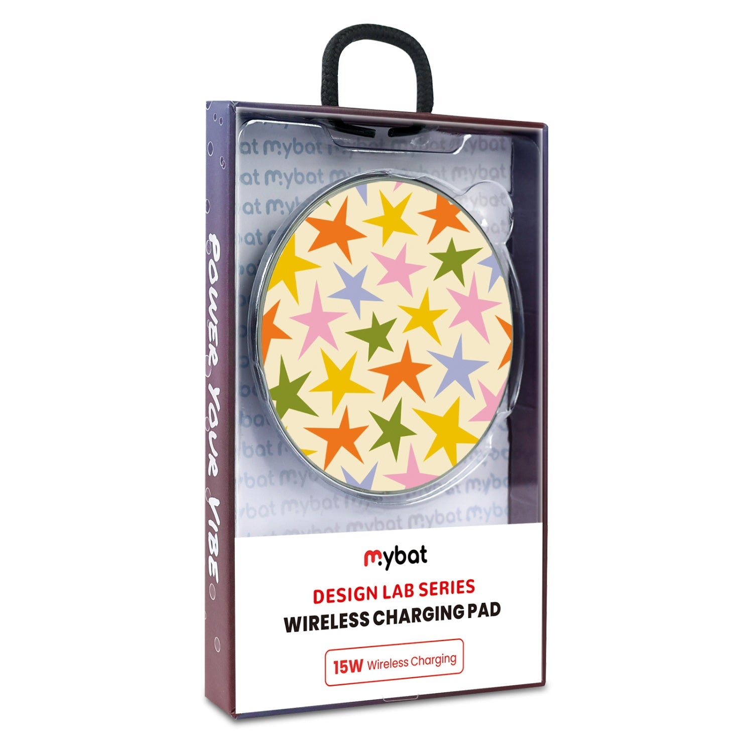 MyBat Design Lab Series Wireless Charging Pad - Silver - Party Stars