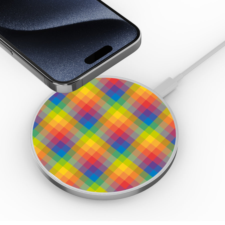 MyBat Design Lab Series Wireless Charging Pad - Silver - Pixel Pride - MCGWIRC22SL-501-4.jpg
