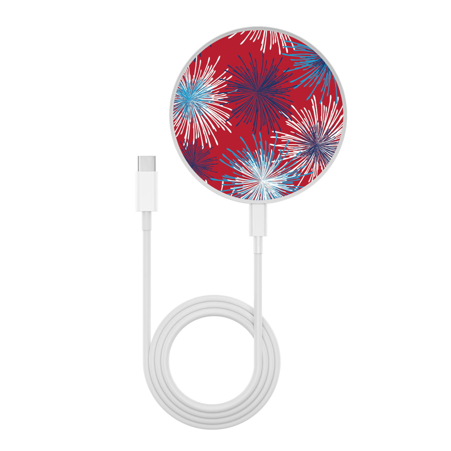 MyBat Design Lab Series Wireless Charging Pad - Silver - Fireworks - MCGWIRC22SL-522-2.JPG