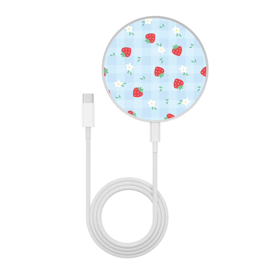MyBat Design Lab Series Wireless Charging Pad - Silver - Sweet Strawberry - MCGWIRC22SL-525-2.JPG