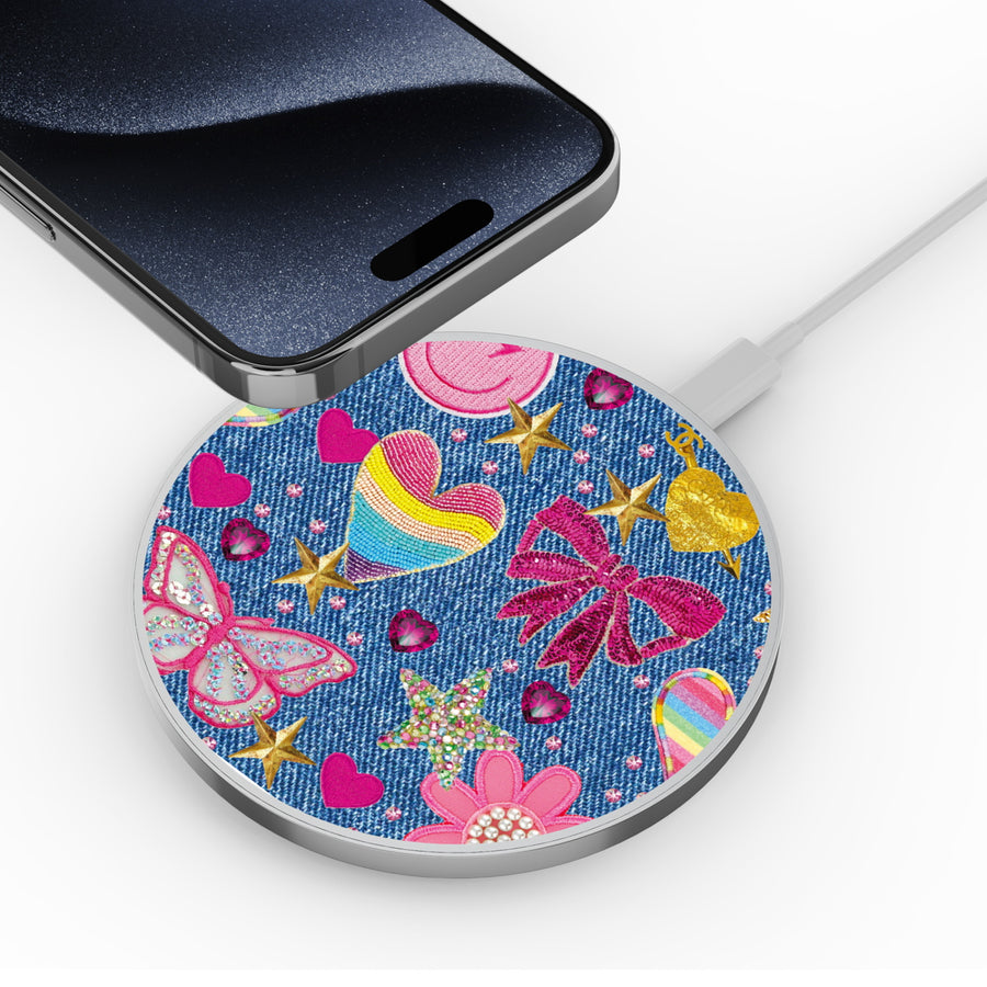 MyBat Design Lab Series Wireless Charging Pad - Silver - Denim Daze - MCGWIRC22SL-528-4.JPG