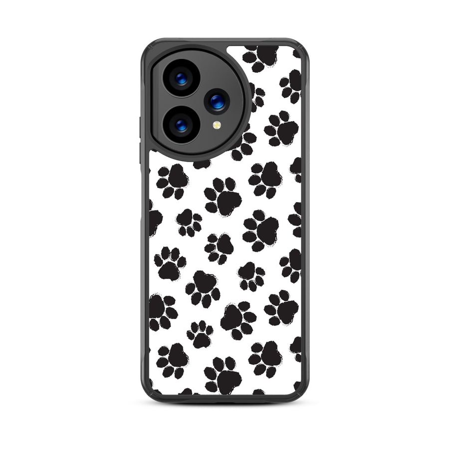 MyBat Design Lab Series Case for Cricket Icon Plus 2026 - Black Paw Prints