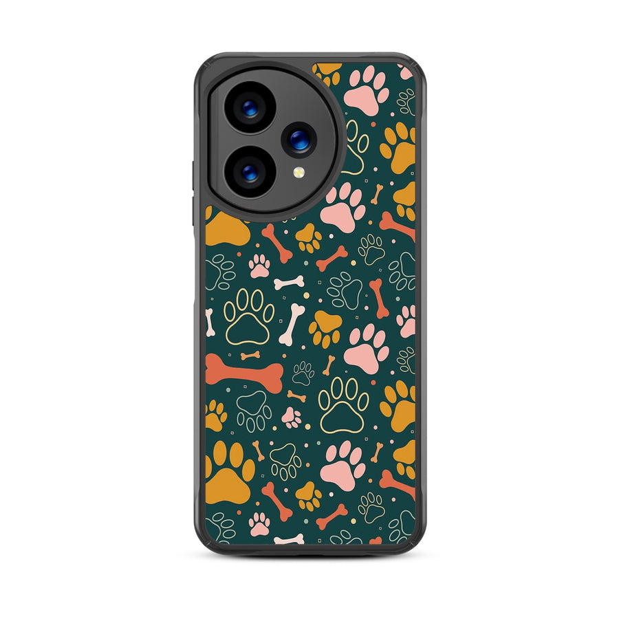 MyBat Design Lab Series Case for Cricket Icon Plus 2026 - Paw Prints & Bones