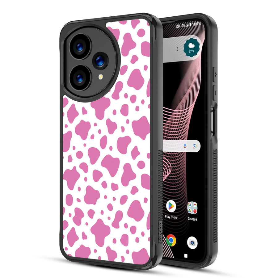 MyBat Design Lab Series Case for Cricket Icon Plus 2026 - Pink Cow Print - MCICON7CSLESMP015-2.jpg