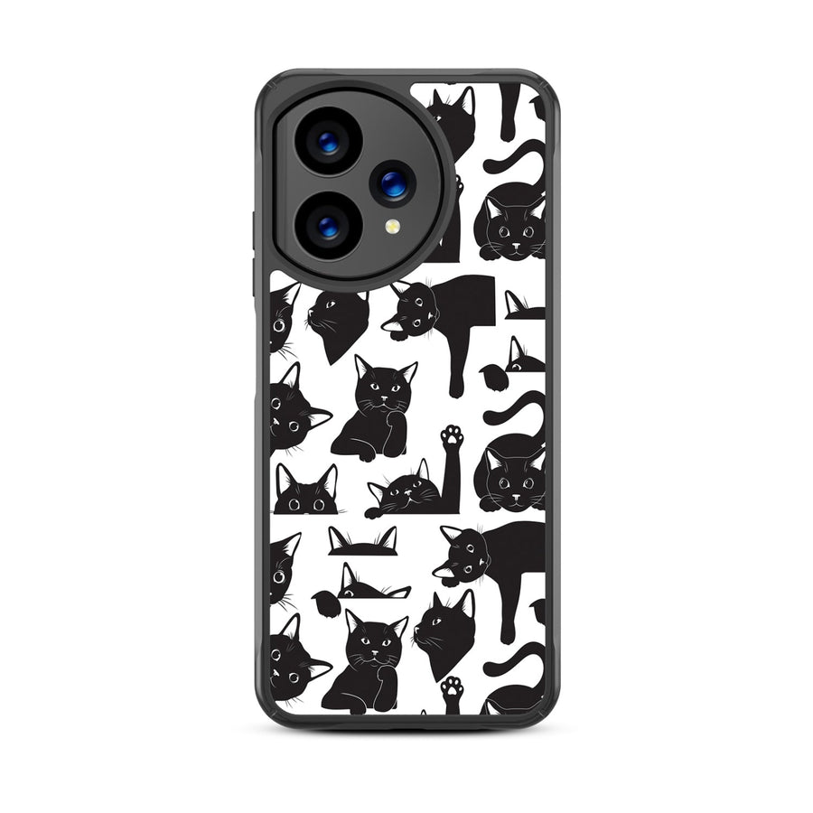 MyBat Design Lab Series Case for Cricket Icon Plus 2026 - Black Cats