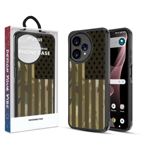 MyBat Design Lab Series Case for Cricket Icon Plus 2026 - Military Camouflage American Flag - MCICON7CSLESMP054-1.jpg