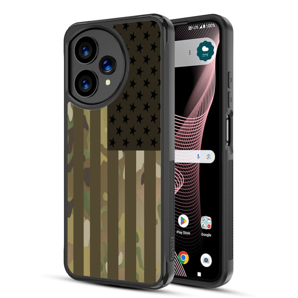 MyBat Design Lab Series Case for Cricket Icon Plus 2026 - Military Camouflage American Flag - MCICON7CSLESMP054-2.jpg