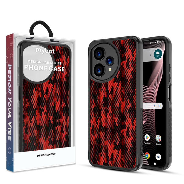 MyBat Design Lab Series Case for Cricket Icon Plus 2026 - Red Digital Camouflage - MCICON7CSLESMP086-1.jpg