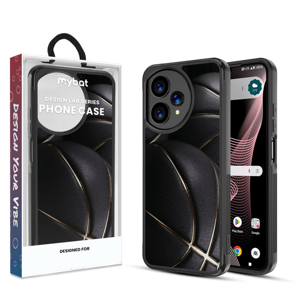MyBat Design Lab Series Case for Cricket Icon Plus 2026 - Black Basketballs - MCICON7CSLESMP090-1.jpg