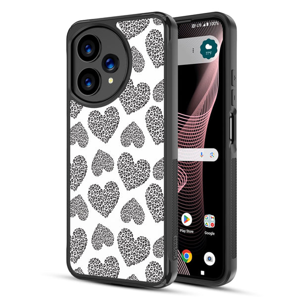 MyBat Design Lab Series Case for Cricket Icon Plus 2026 - Leopard Print Hearts - MCICON7CSLESMP098-2.jpg