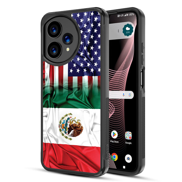 MyBat Design Lab Series Case for Cricket Icon Plus 2026 - Mexican-American Flag - MCICON7CSLESMP168-2.jpg