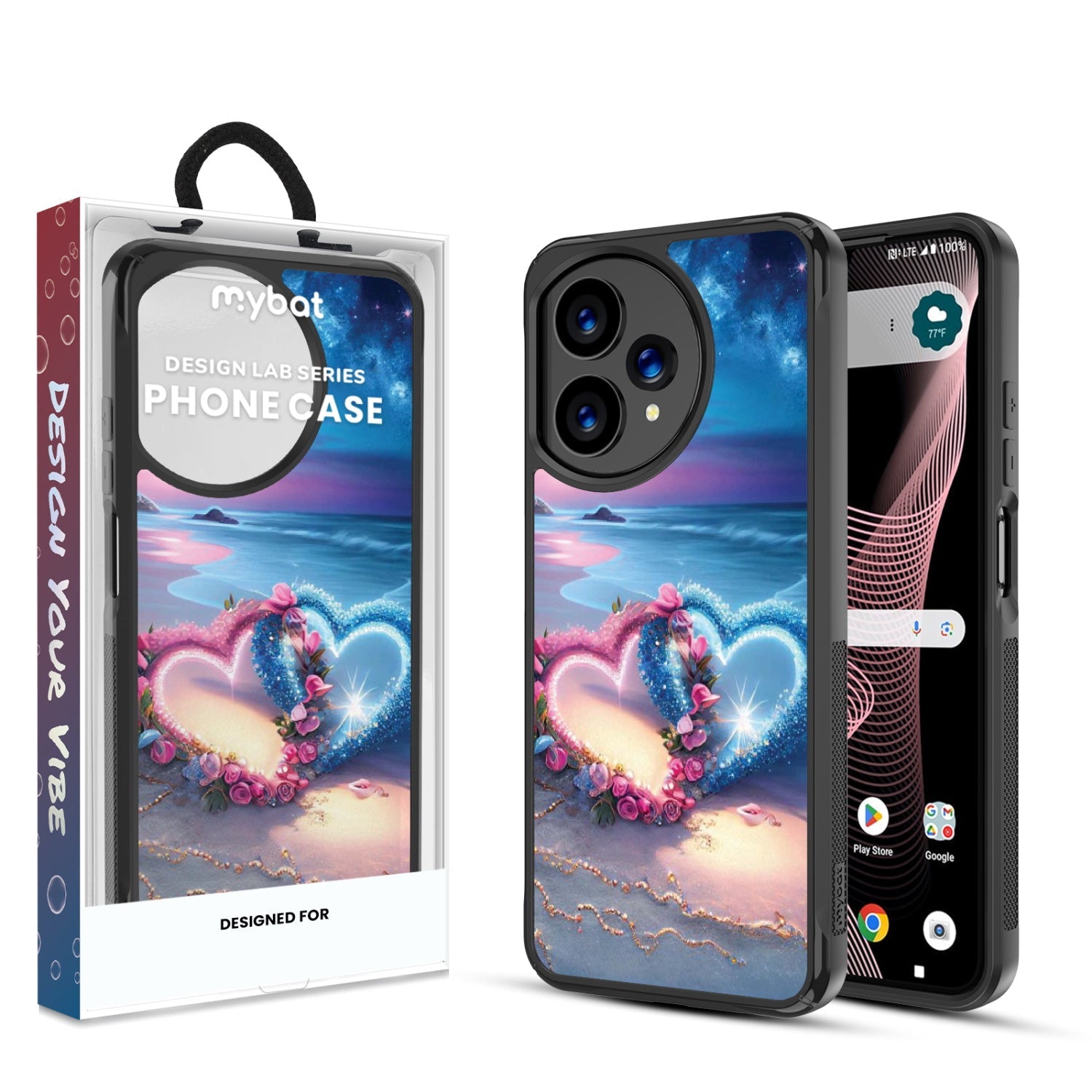 MyBat Design Lab Series Case for Cricket Icon Plus 2026 - Heart and Soul