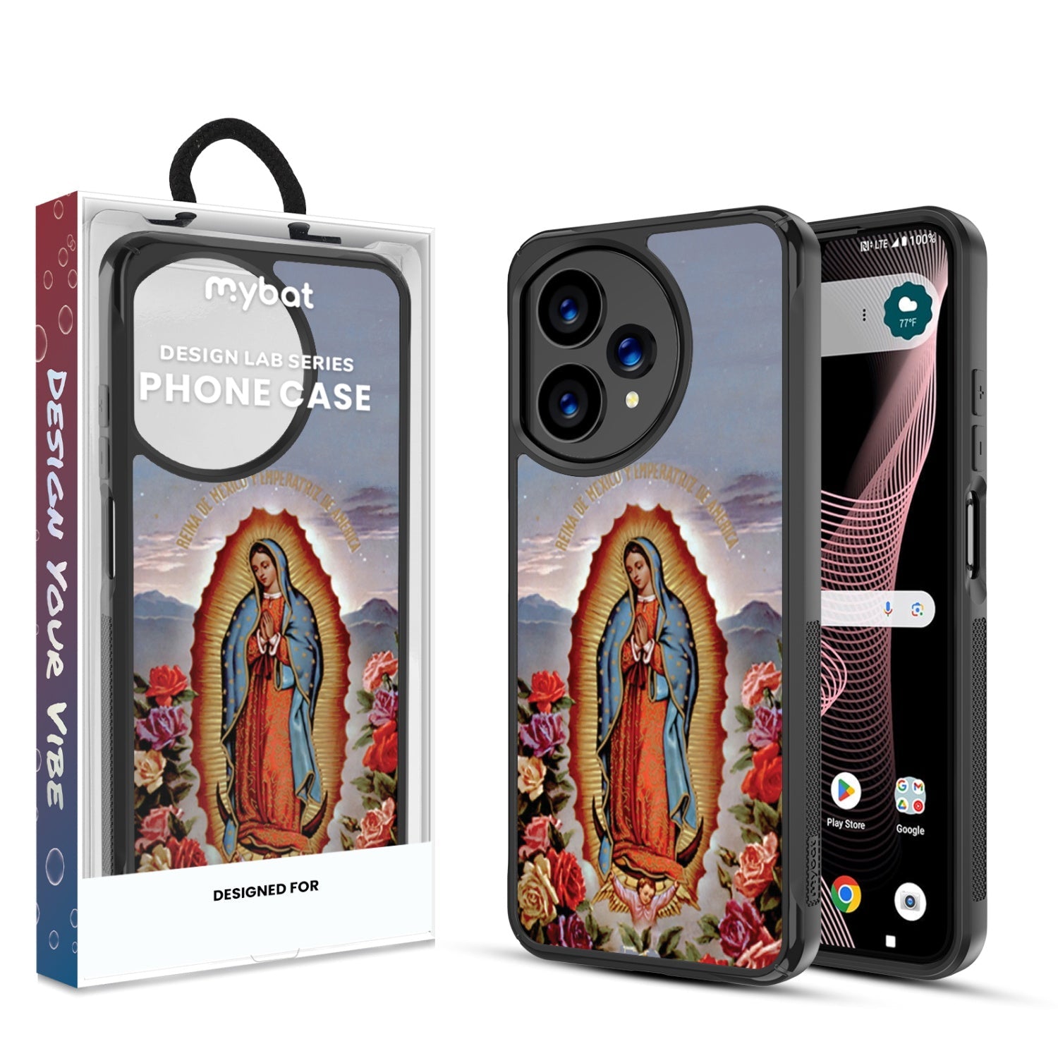 MyBat Design Lab Series Case for Cricket Icon Plus 2026 - Our Lady Guadalupe