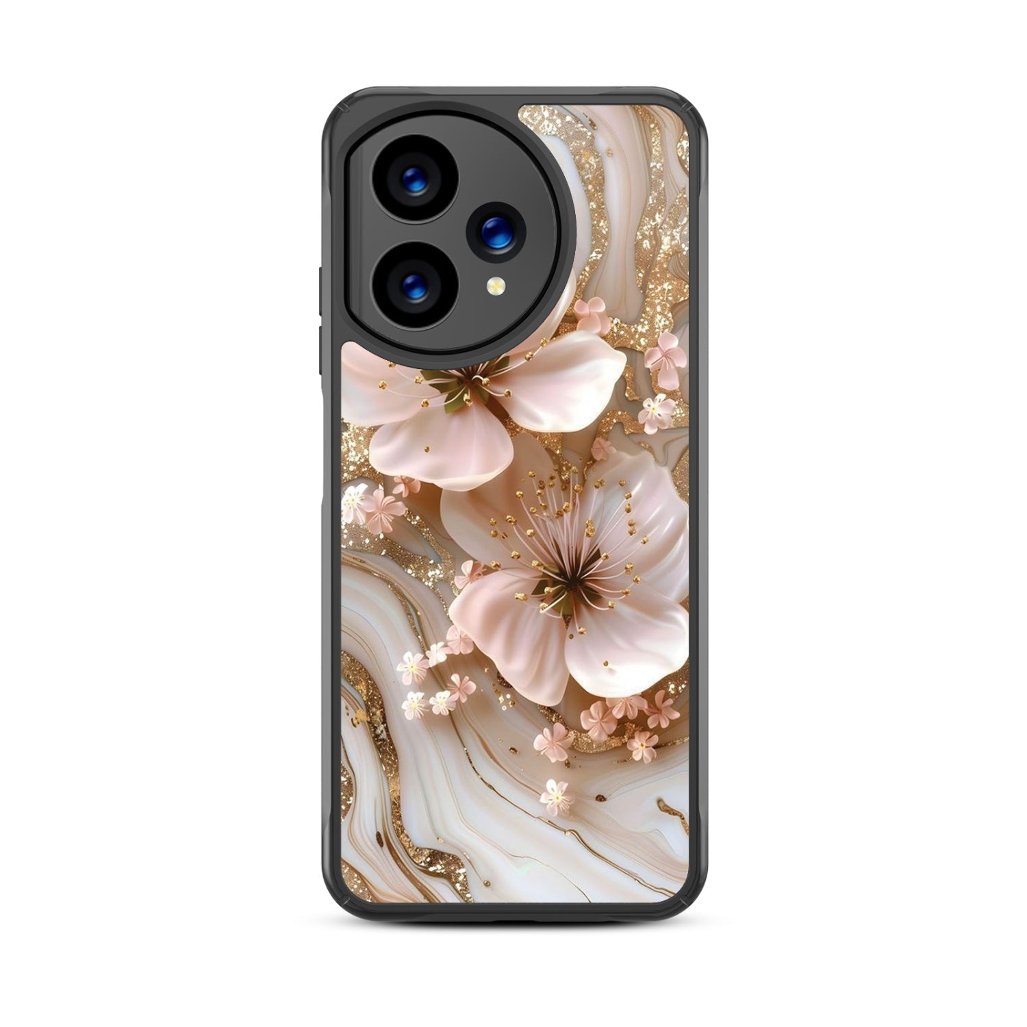 MyBat Design Lab Series Case for Cricket Icon Plus 2026 - Golden Petal Glow